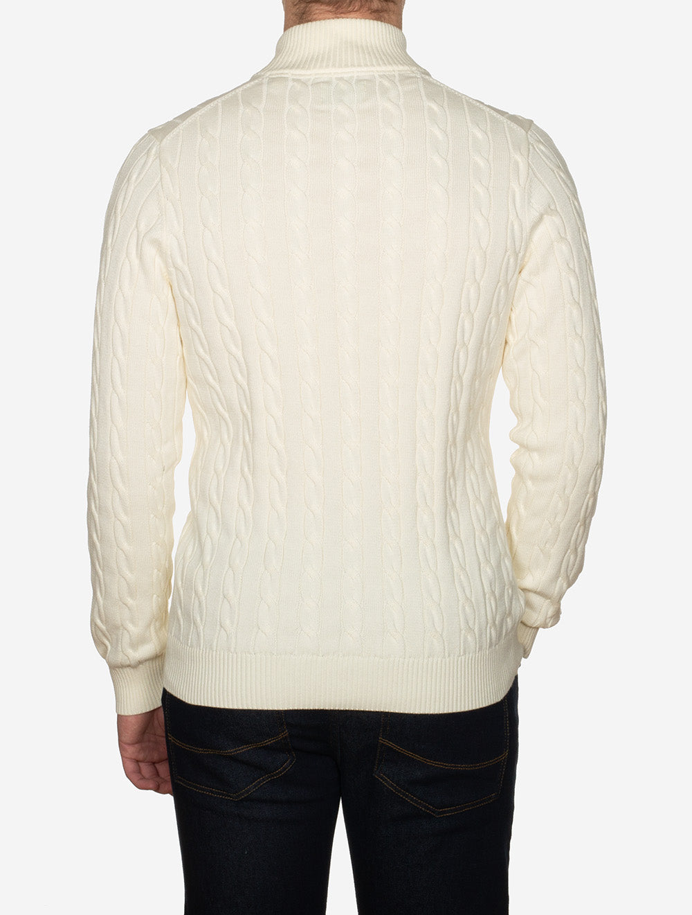 8050603A26 CREAM:130 E150 CABLE KNIT HALF ZIP SWEATER — 276A8324.jpg