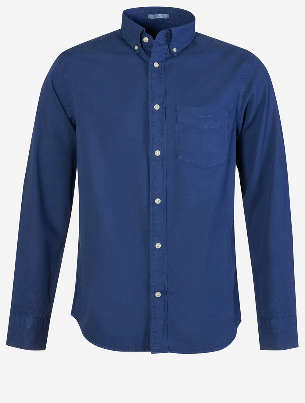 3250203A26 BLUE 435 E130 REG GMNT DYED TWILL SHIRT — 1 7S8A6678.jpg