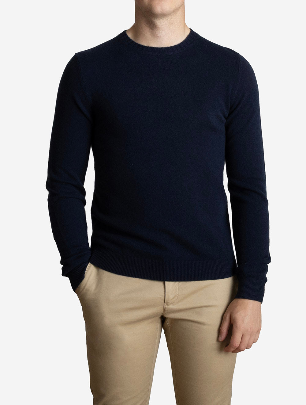 4200416958 NAVY 180 E419 Stenstroms Cashmere Pullover Cr — 7S8A9046.jpg