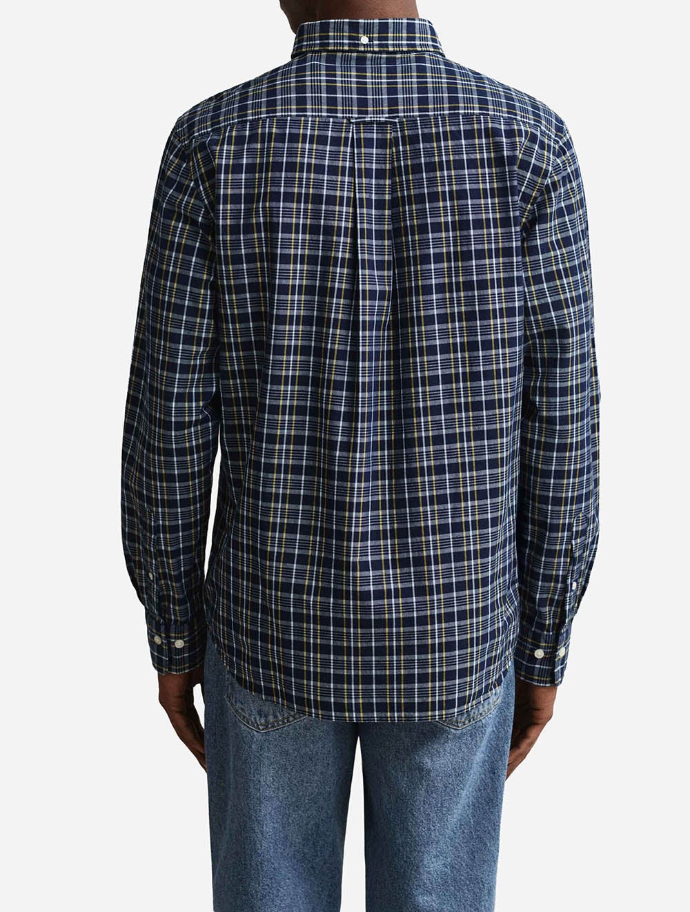 3262008A26 INDIGO 969 E130 REG ARCHIVE POPLIN INDIGO CHECK — 3 3262008A26 INDIGO 969 E130 REG ARCHIVE POPLIN INDIGO CHECK2.jpg