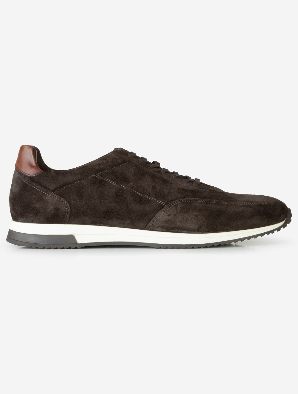 BANS CHOCO E225 LOAKE BANNISTER SUEDE TRAINER — 7S8A6233.jpg