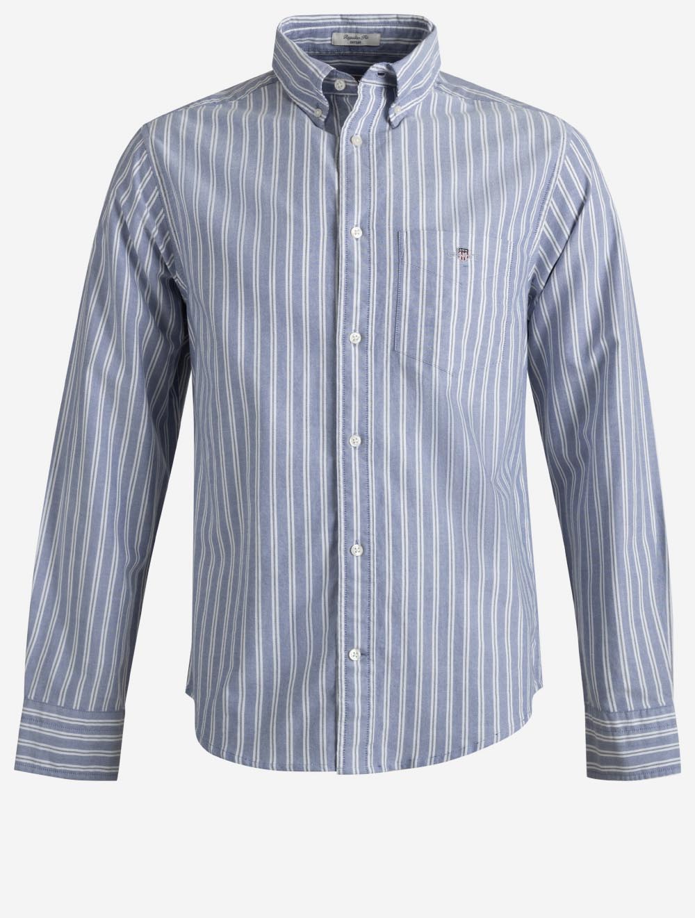 3262014A26 BLUE 436 E120 REG CLASSIC OXFORD STRIPE SHIRT — 1 7S8A1051.jpg
