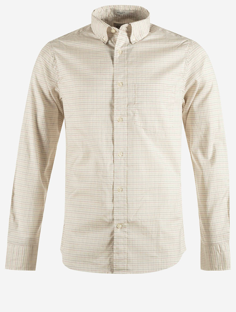 3262101A26 CREAM 130 E180 YALE REG OXFORD CHECK SHIRT — 7S8A7419.jpg