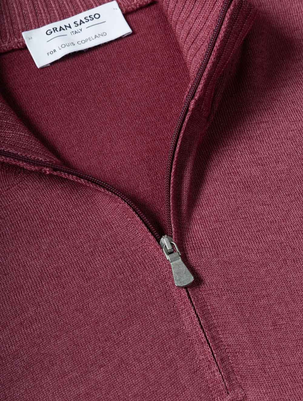 5712628411 B222 E239 Gran Sasso Mock Zip Knitwear — 7S8A4053.jpg