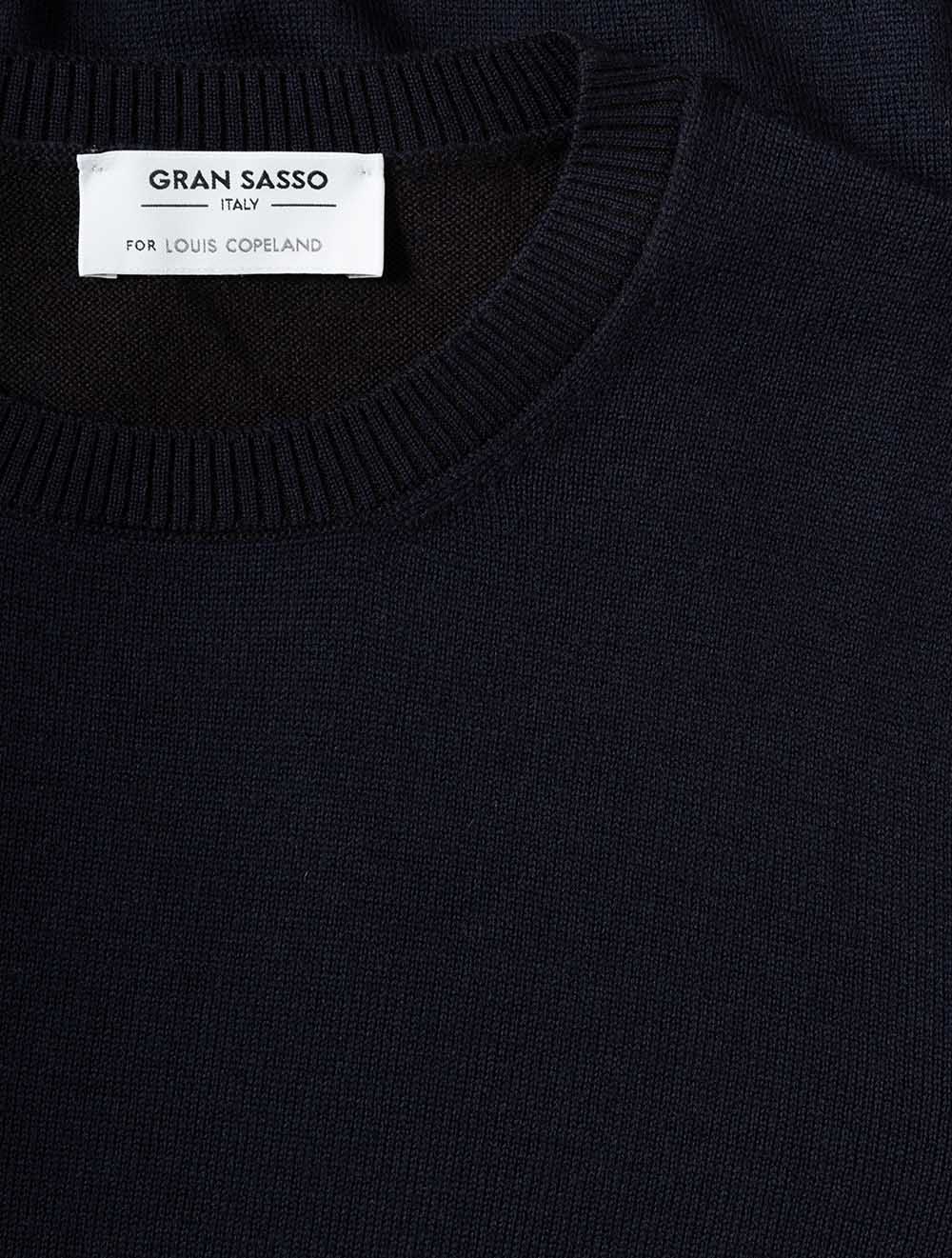 5715314425 NAVY 598 E229 Gran Sasso Crew Neck Knit — 7S8A8097.jpg