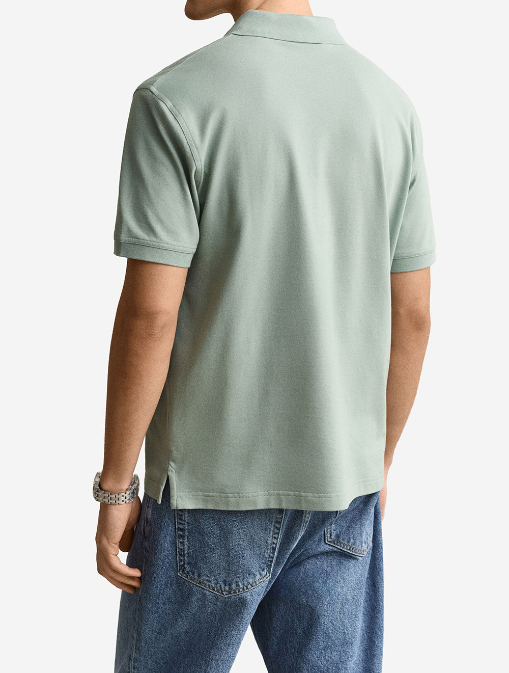 2062026A26 MINT 308 E110 CONTRAST POLO SHIRT — 3 2062026-308-model-bv-1.jpeg