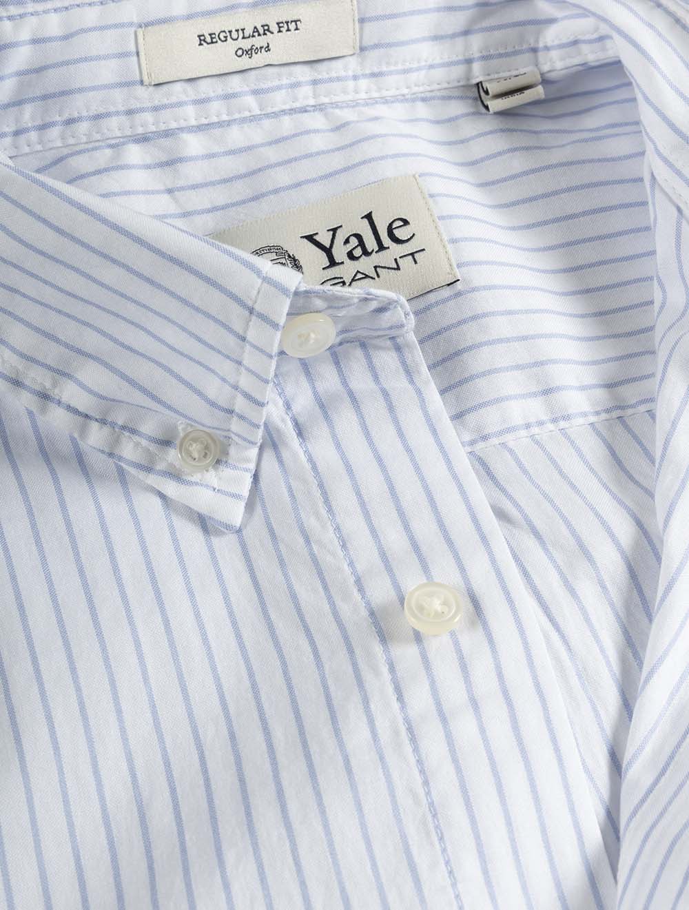 3262102A26 BLUE 455 E180 YALE REG OXFORD STRIPE SHIRT — 7S8A7454.jpg