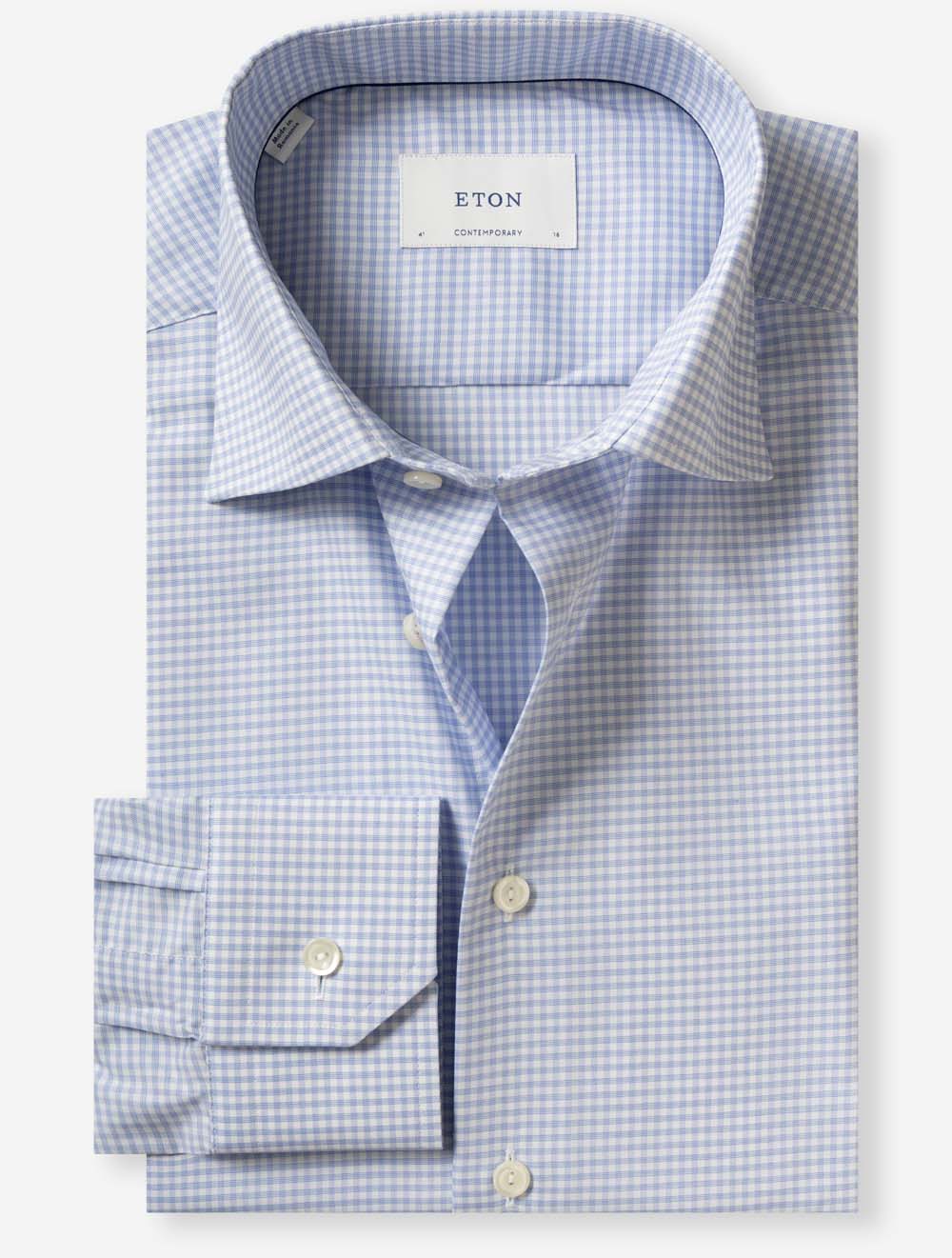 100015775 BLUE 22 E210 Eton Contemporay Check Shirt — 7S8A8169.jpg