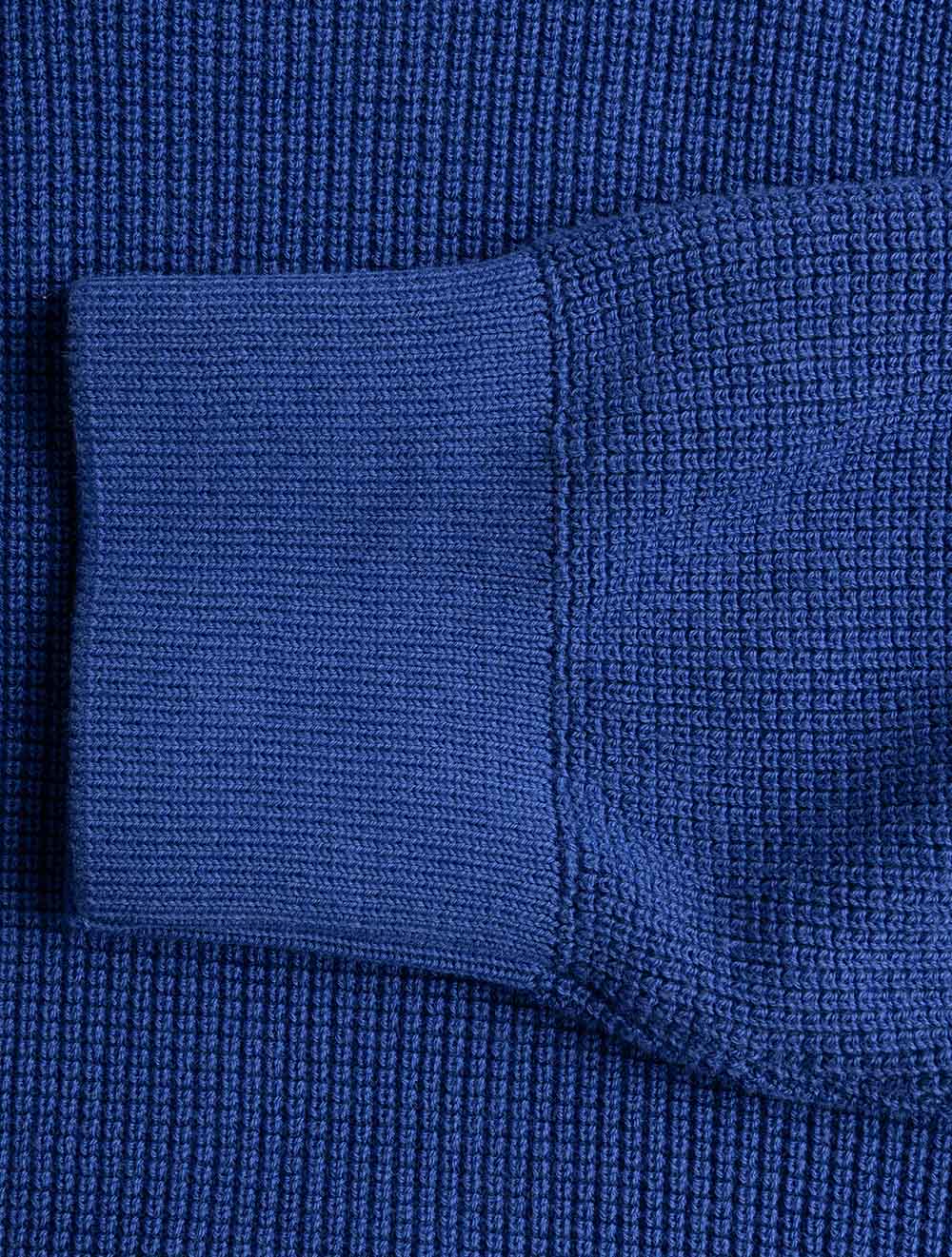 8030292A26 BLUE 435 E140 MICRO TEXTURED COTTON HALF ZIP — 7S8A1372.jpg