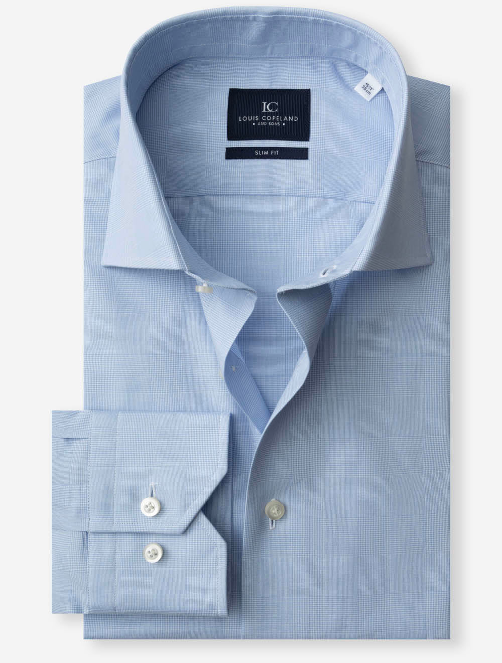 GSTAADSF BLUE E199 Louis Copeland Classic Plaid Shirt — 7S8A0476.jpg