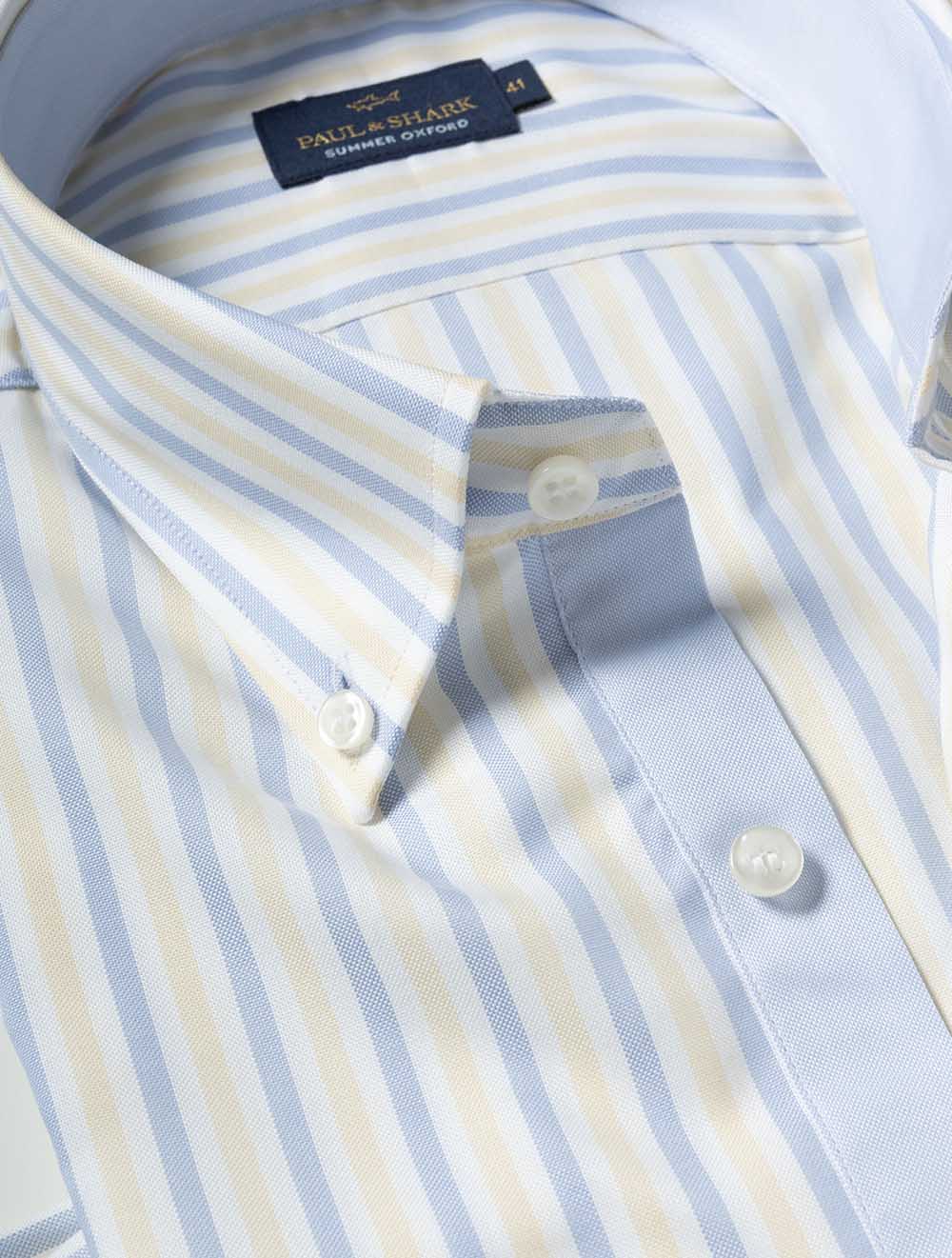 26413122R V91 E209 PAS Summer Oxford Stripe Shirt — 7S8A2124.jpg