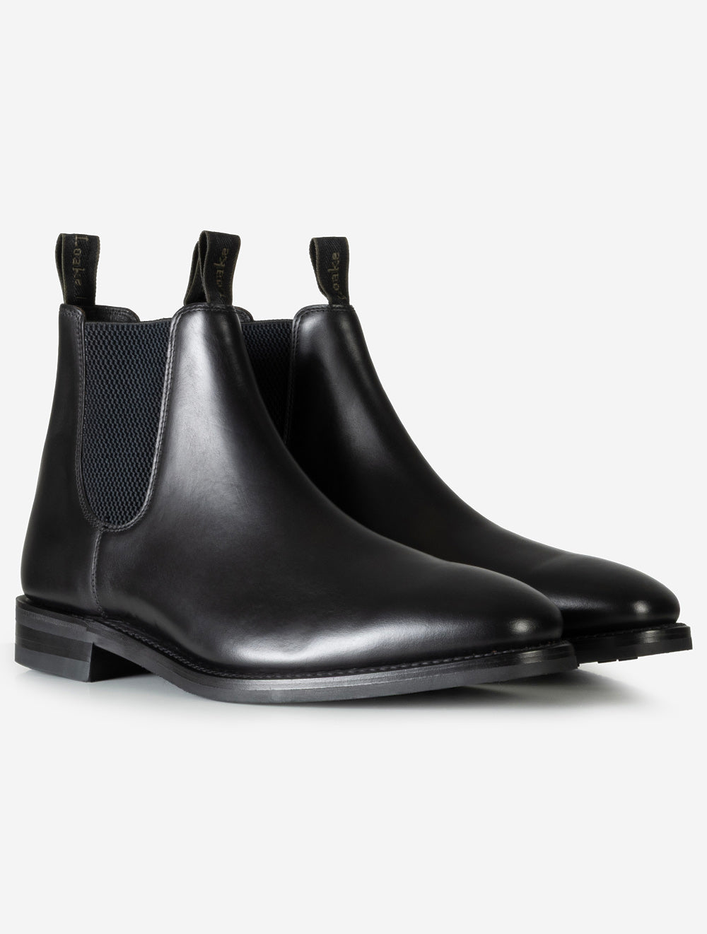 CHARR BLACK E379 Loake Chatsworth Waxed Chelsea — 7S8A6168.jpg