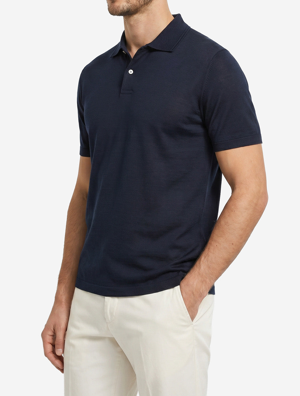 25411208 NAVY 050 E299 PAS Silk Cotton Blend Polo Shir — 25411208 NAVY 050 E299 PAS Silk Cotton Blend Polo Shir1.jpg