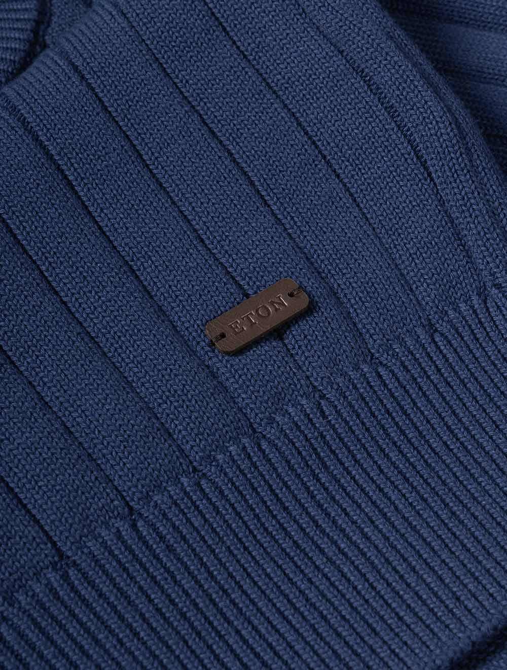 100014390 NAVY 28 E299 ETON Structure Knit Crewneck — 7S8A2732.jpg