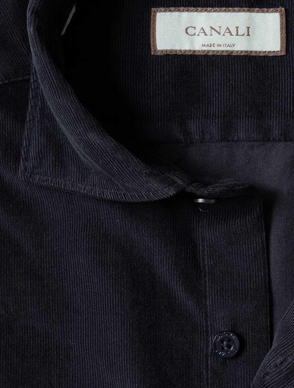 GM03361 NAVY 306 E269 Canali Corduroy Casual Shirt — 7S8A8146.jpg