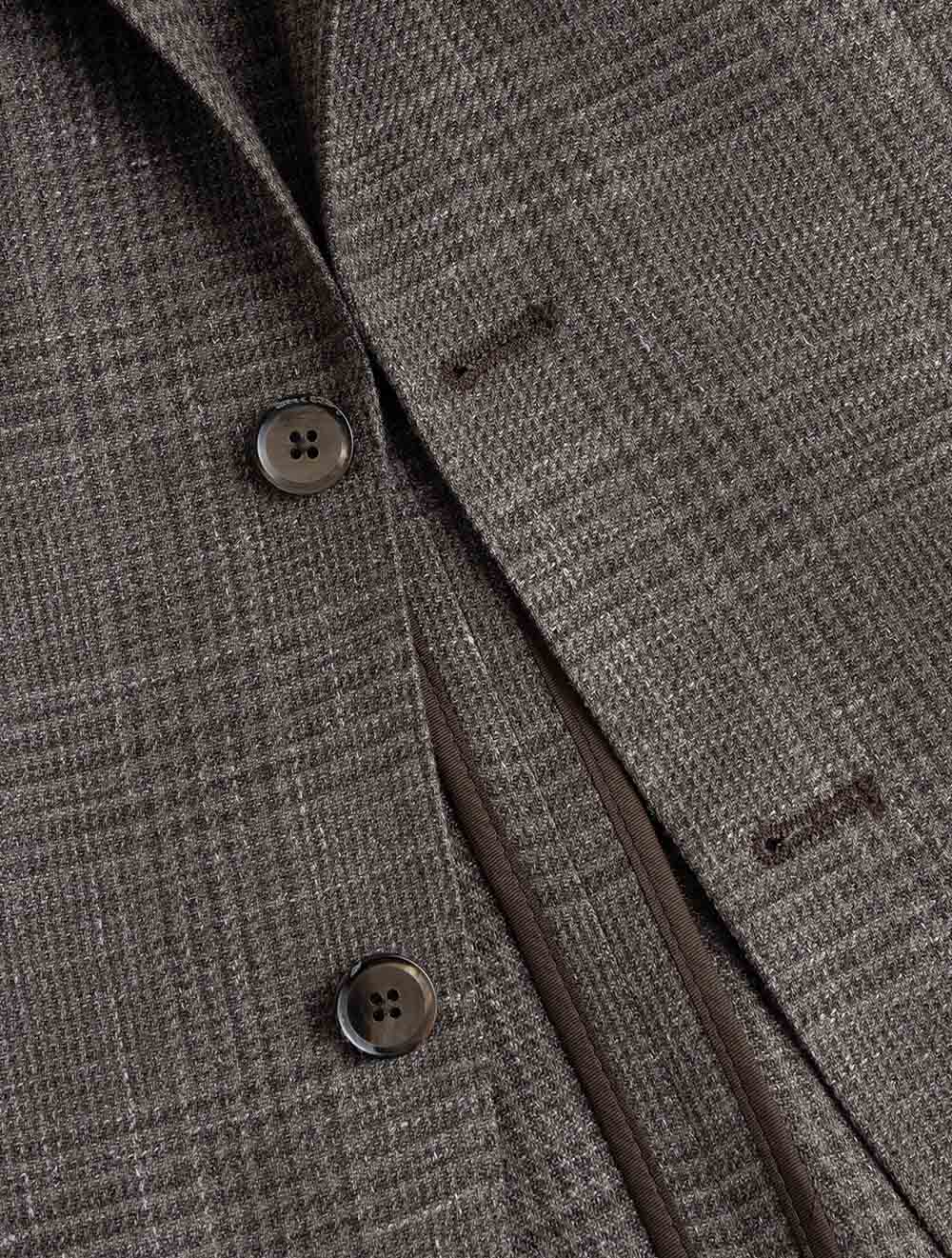 62513 BROWN 2 E739 Lubiam Check Unlined Jacket — 77S8A0178.jpg