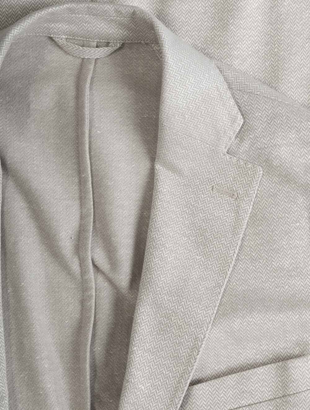 100014695 BEIGE 32 E699 ETON Herringbone Soft Jacket — 7S8A5827.jpg
