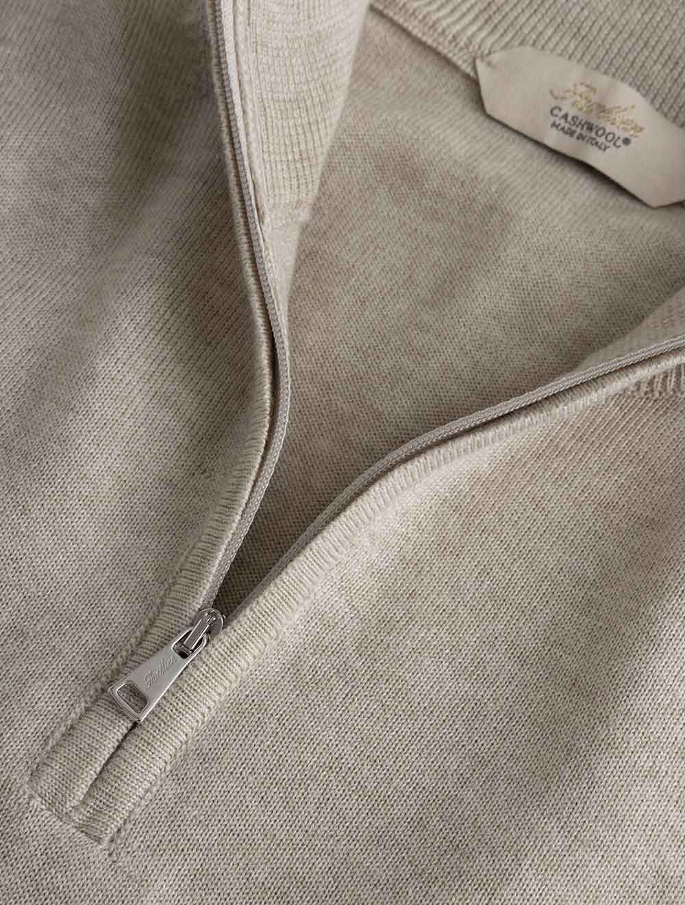 02140011 BEIGE 271 E195 Aurelien Merino Wool Half Zip — 7S8A1690.jpg
