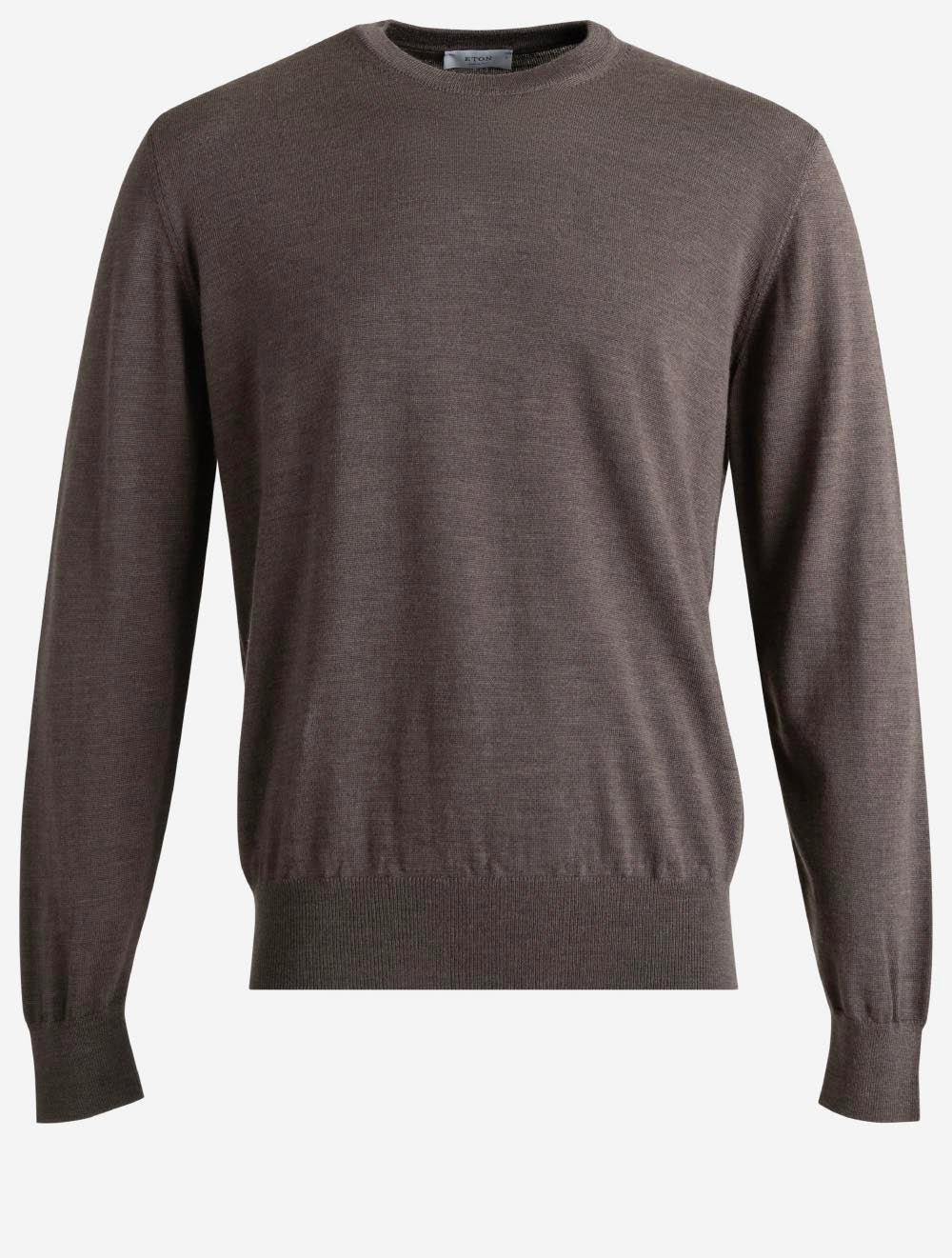 100015331 BROWN 38 E250 ETON Knit Crewneck — 7S8A1632.jpg