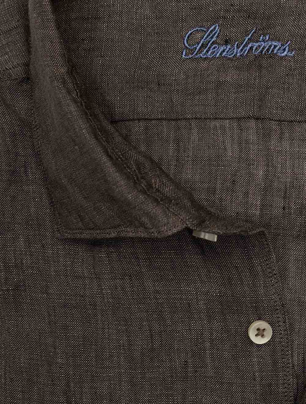 6747219170 BROWN 280 E199 Stenstroms Regular Linen Shirt — 7S8A4872.jpg