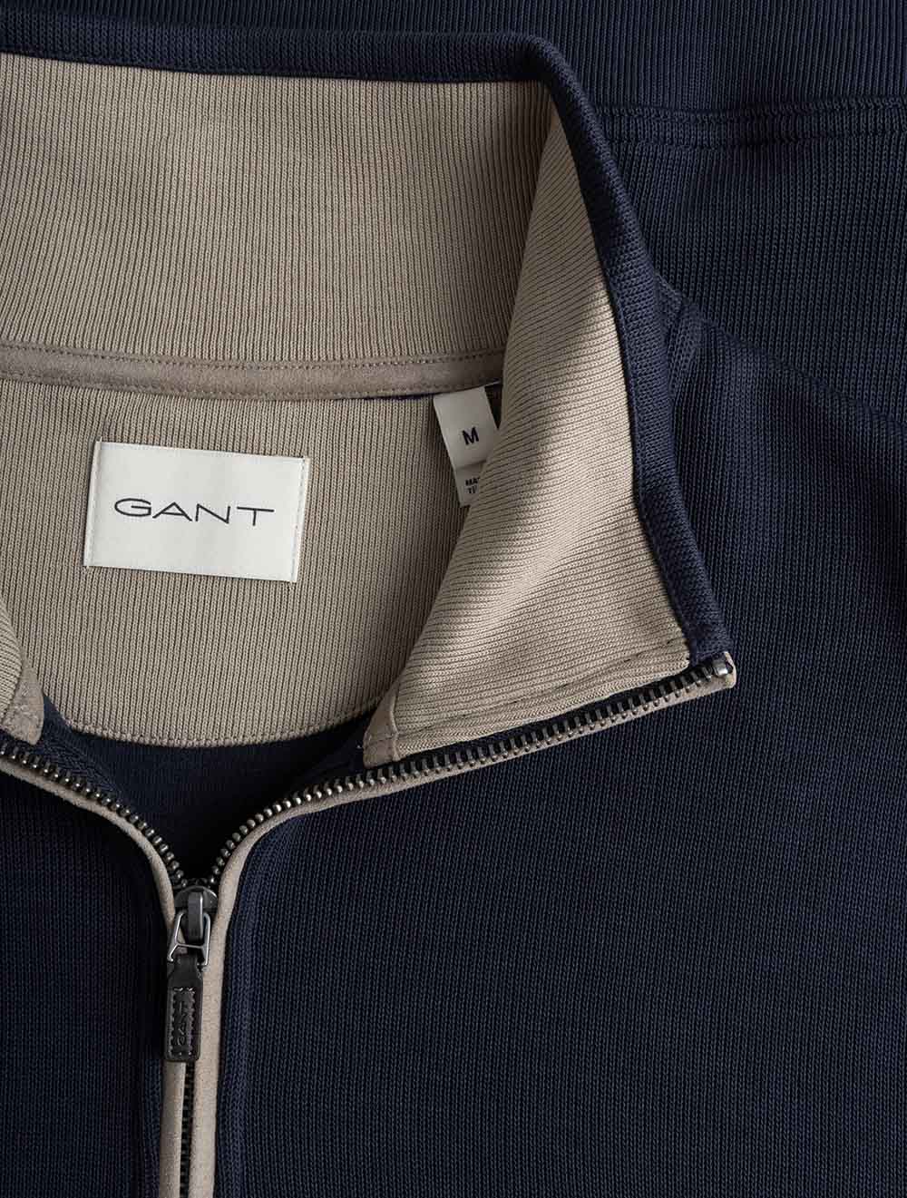2067160A26 BLUE 433 E150 SACKER RIB HALF ZIP — 7S8A1359.jpg