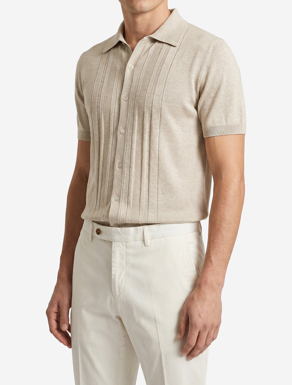 100014391 BROWN 33 E349 ETON SS Structured Knit Polo — 100014391 BROWN 33 E349 ETON SS Structured Knit Polo model.jpg