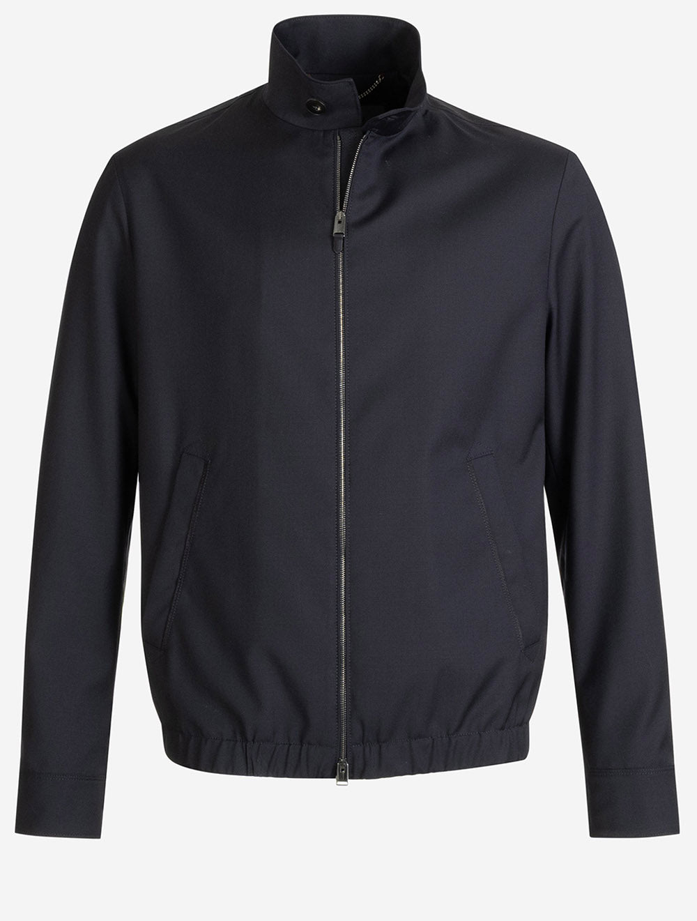 SR03429 NAVY 303 E1199 CANALI Full Zip Plain Blouson — 7S8A5068.jpg