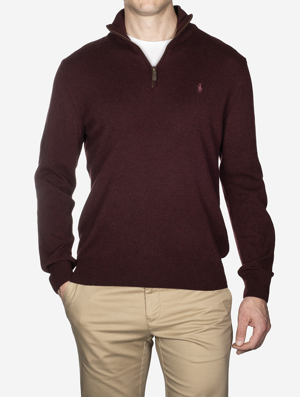 710876756a26 wine:008 E255 ralph_lauren_wool_quarter_zip_jumper — 2 276A6205.jpg