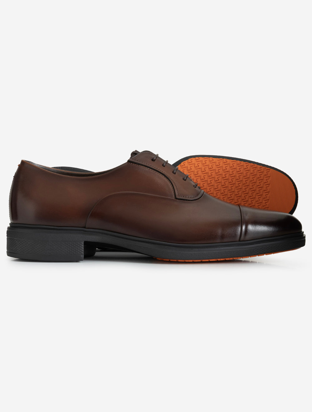 MGEO18957 BROWN T50 E690 SANTONI Easy Lace Up Toe Cap Sh — 7S8A0658.jpg