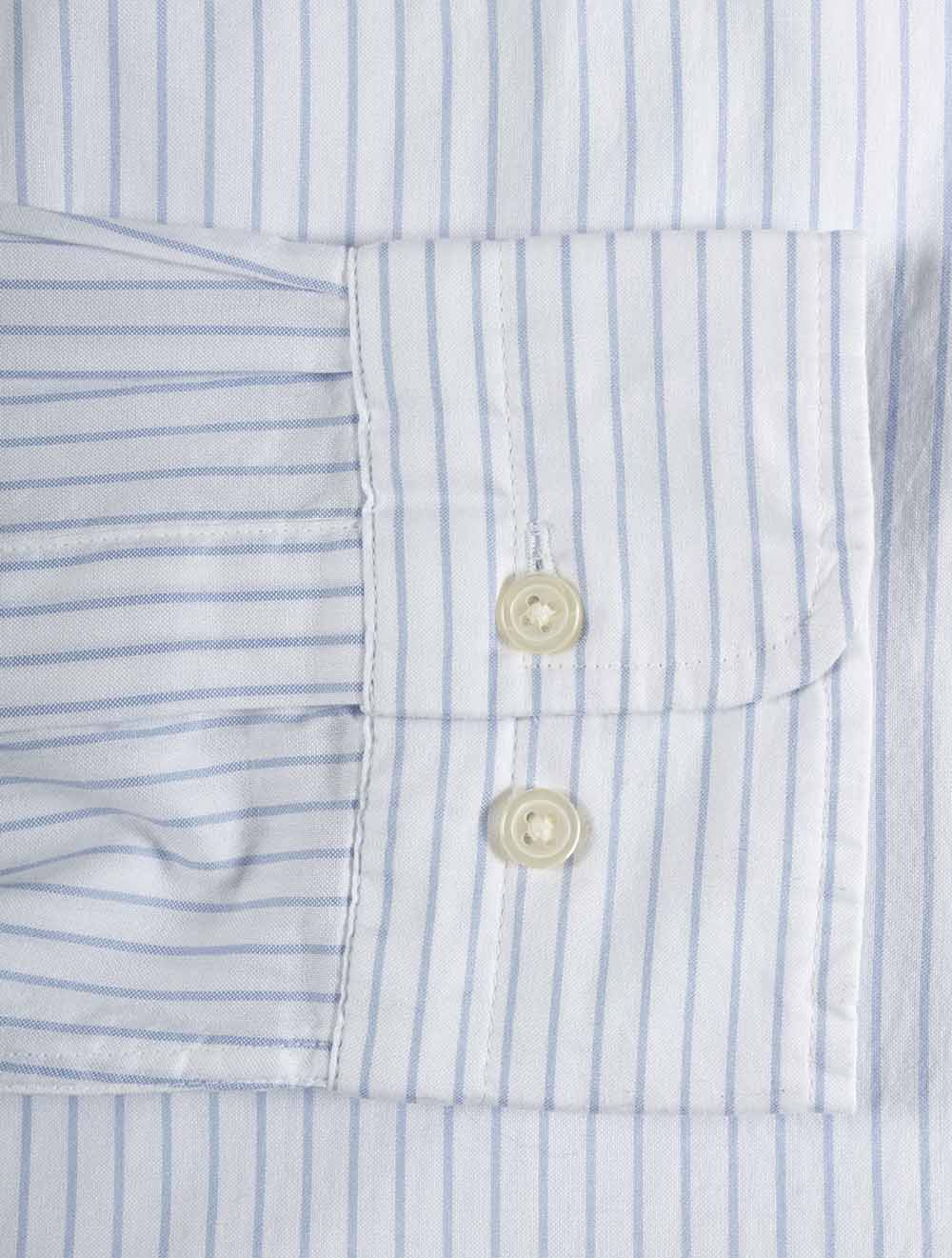 3262102A26 BLUE 455 E180 YALE REG OXFORD STRIPE SHIRT — 7S8A7455.jpg