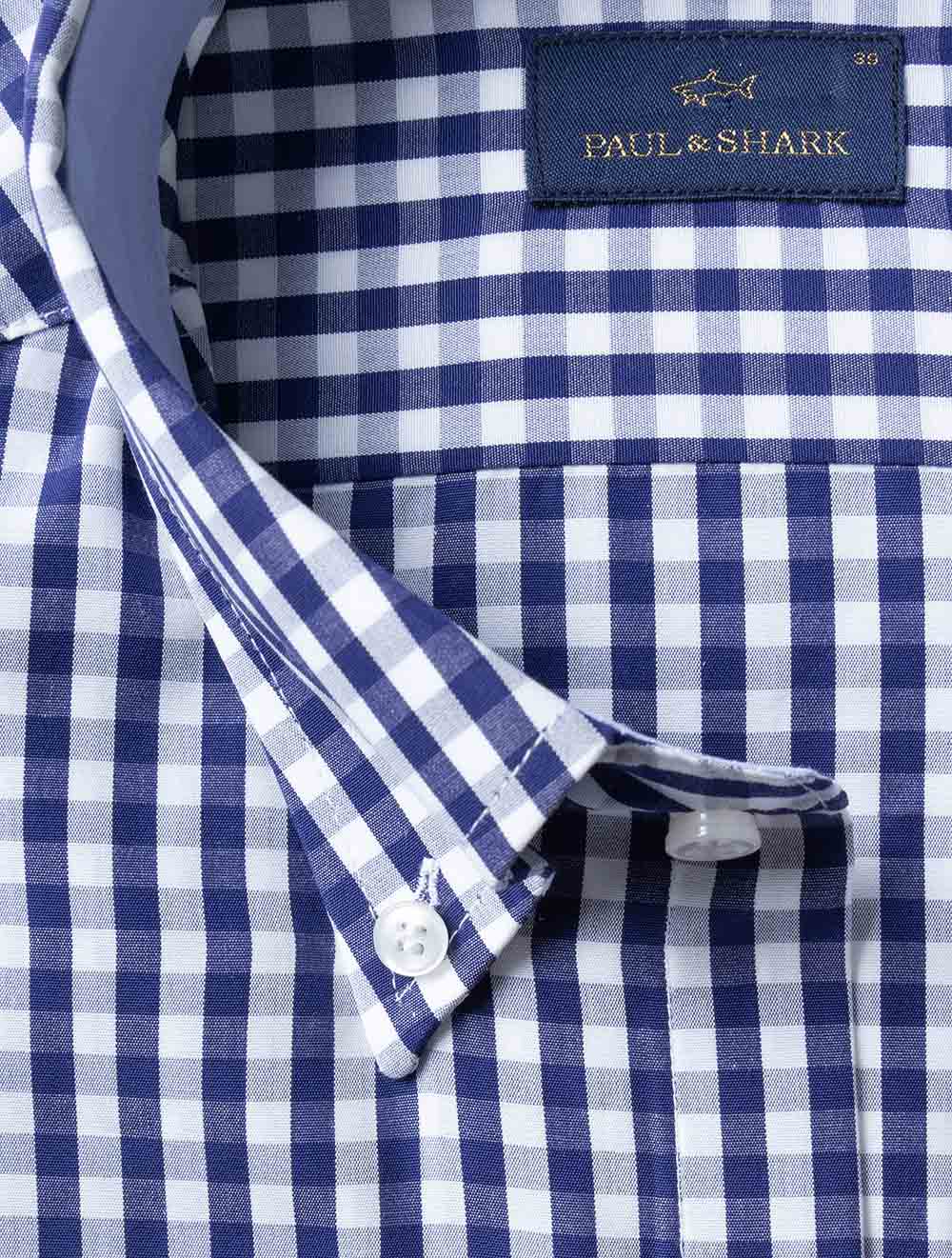 16313138 S51 NAVY E199 PAS Cotton Check Shirt — 7S8A7847.jpg
