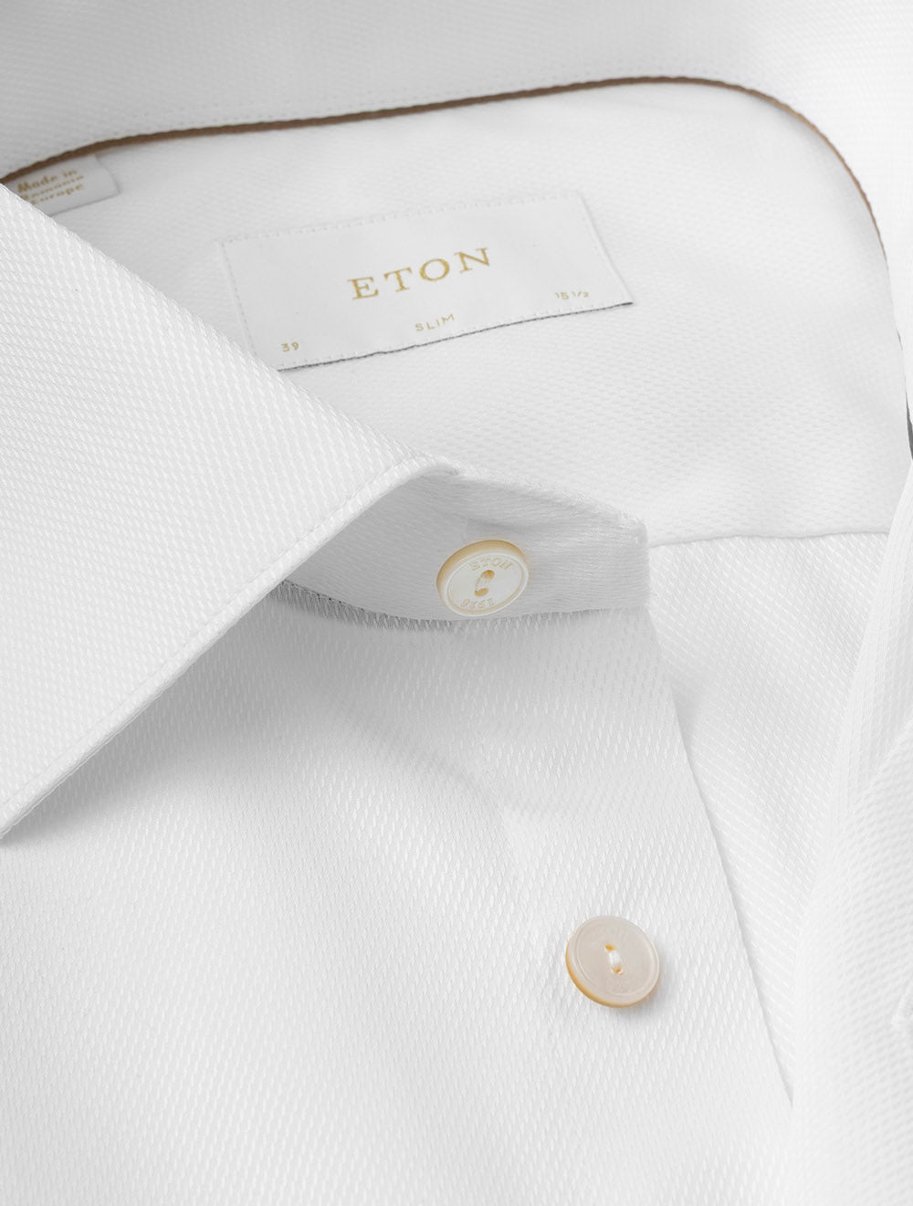 100015410 WHITE 00 E349 ETON Slim Semi Solid Shirt — 7S8A9443.jpg
