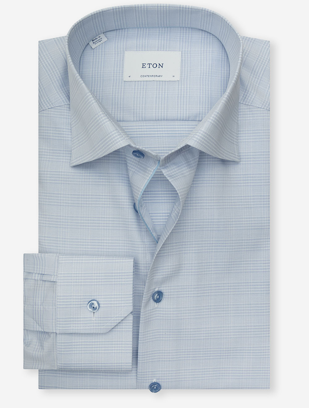 100015506 BLUE 21 E199 ETON Contemp Check Twill Shirt — 7S8A4895 copy.jpg