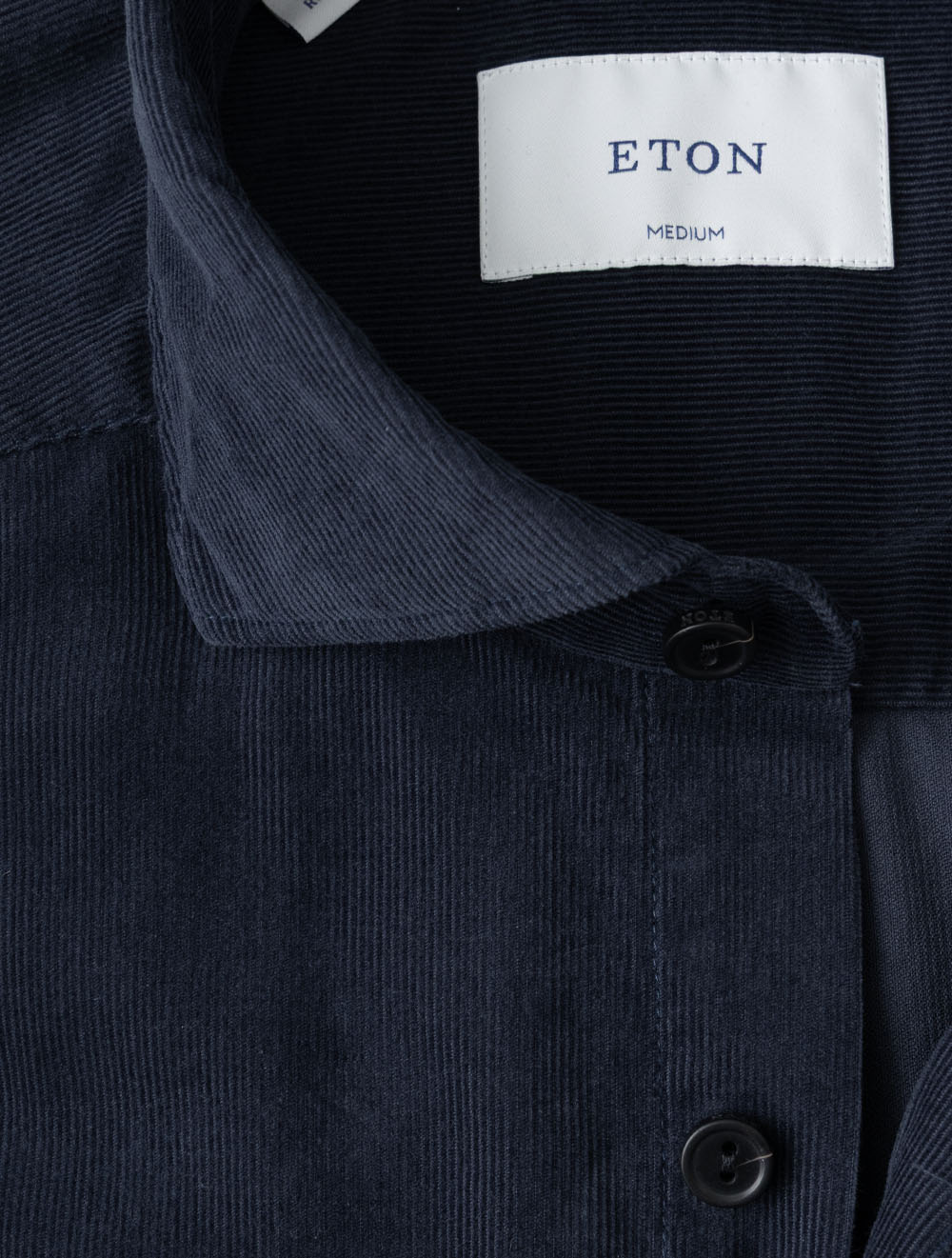 100015464 NAVY:28 E230 ETON Solid Corduroy Shirt — image-02.jpg