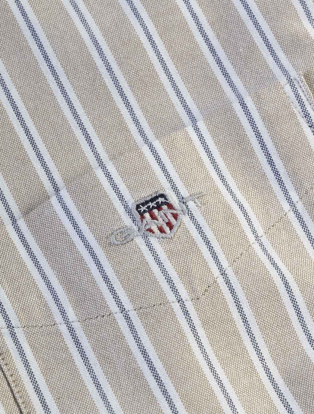 3262014A26 TAUPE 264 E120 REG CLASSIC OXFORD STRIPE SHIRT — 7S8A6762.jpg