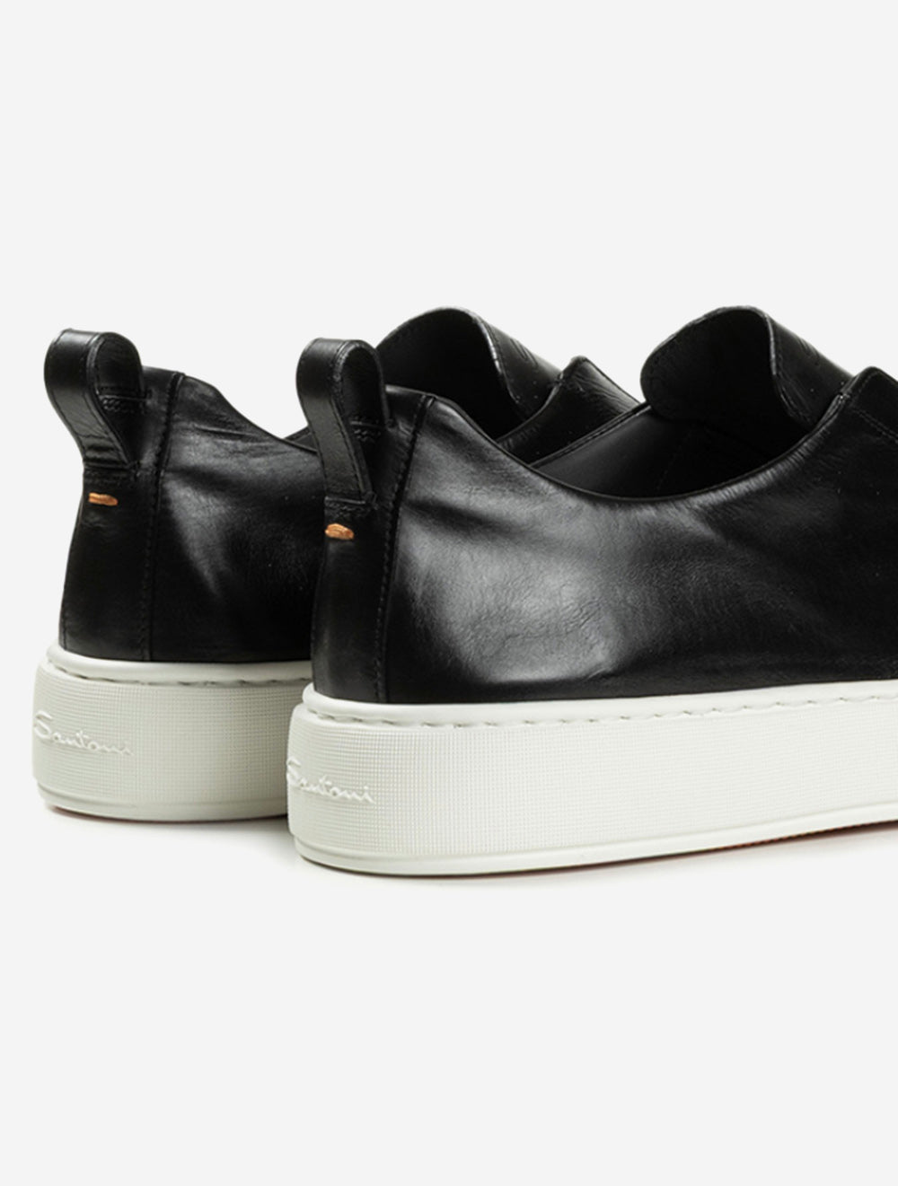 MBCD21995L BLACK N01 E650 Santoni Leather Slip On Sneaker — 7S8A1017.jpg