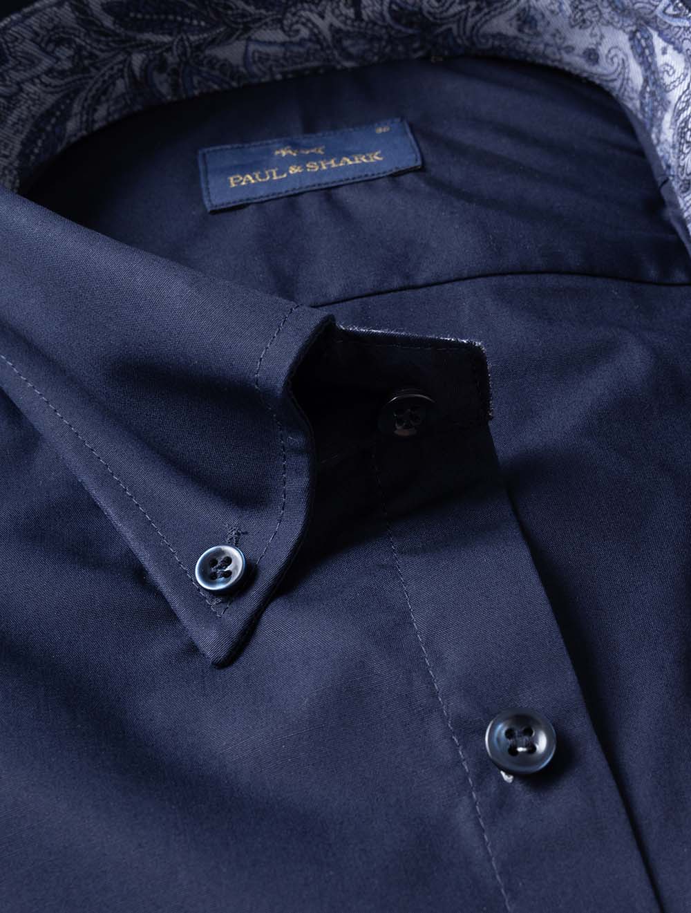16313141 NAVY 013 E199 PAS BD Plain Shirt — 7S8A7858.jpg