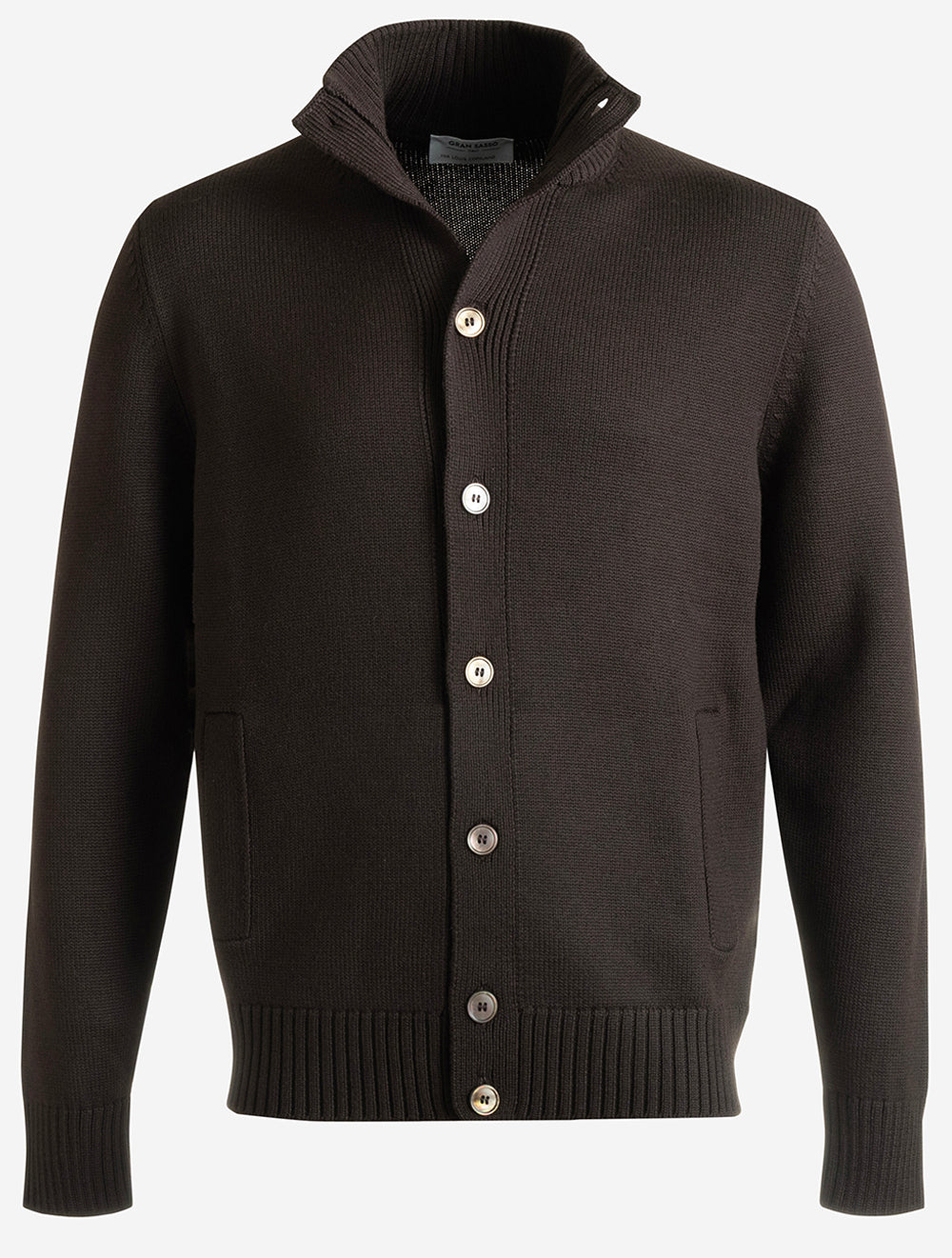 1310814272 BROWN 195 E389 Gran Sasso Button Up Cardigan — 7S8A8647.jpg