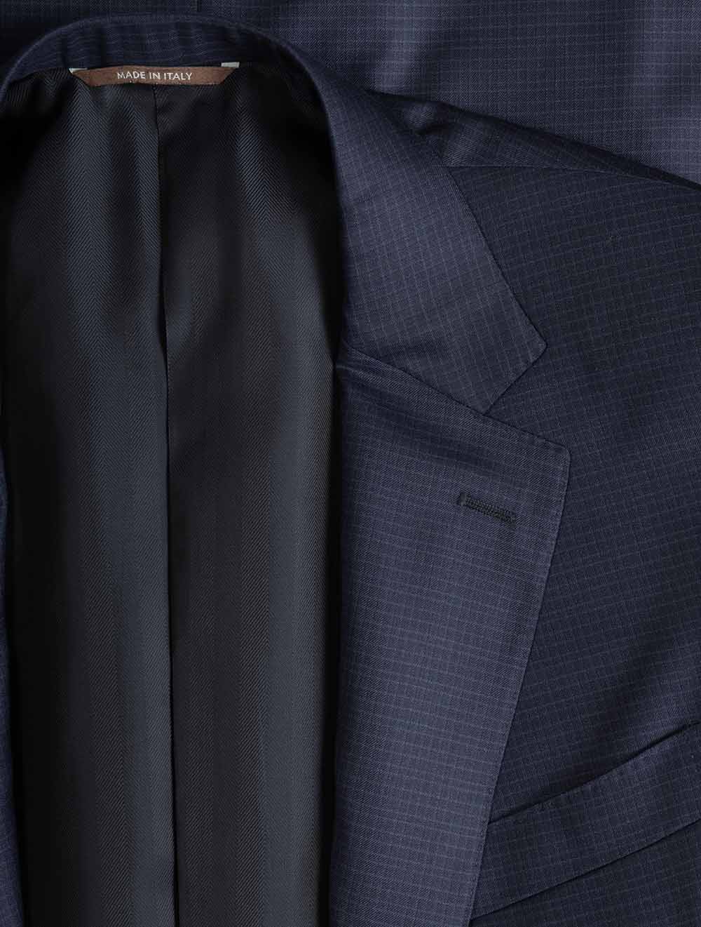 BX01451 NAVY 303 E2699 Canali Exclusive Micro Check Su — 7S8A5778.jpg