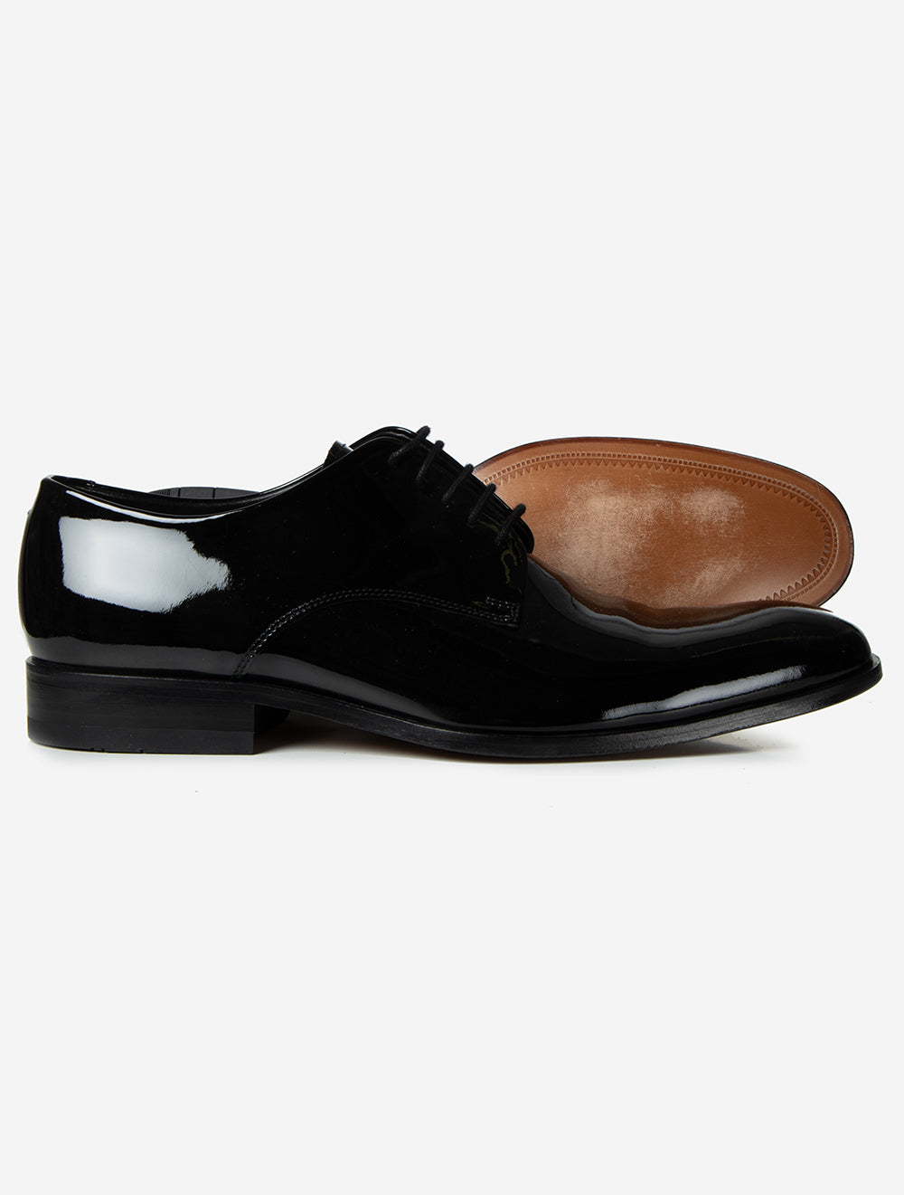 BOW BLACK E249 Loake Oxford Patent Shoe — 7S8A1618.jpg