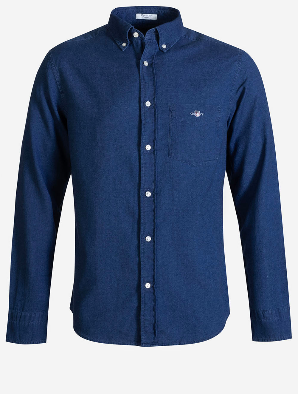 3262007A26 INDIGO 989 E140 REG OXFORD INDIGO SHIRT — 1 7S8A6663.jpg