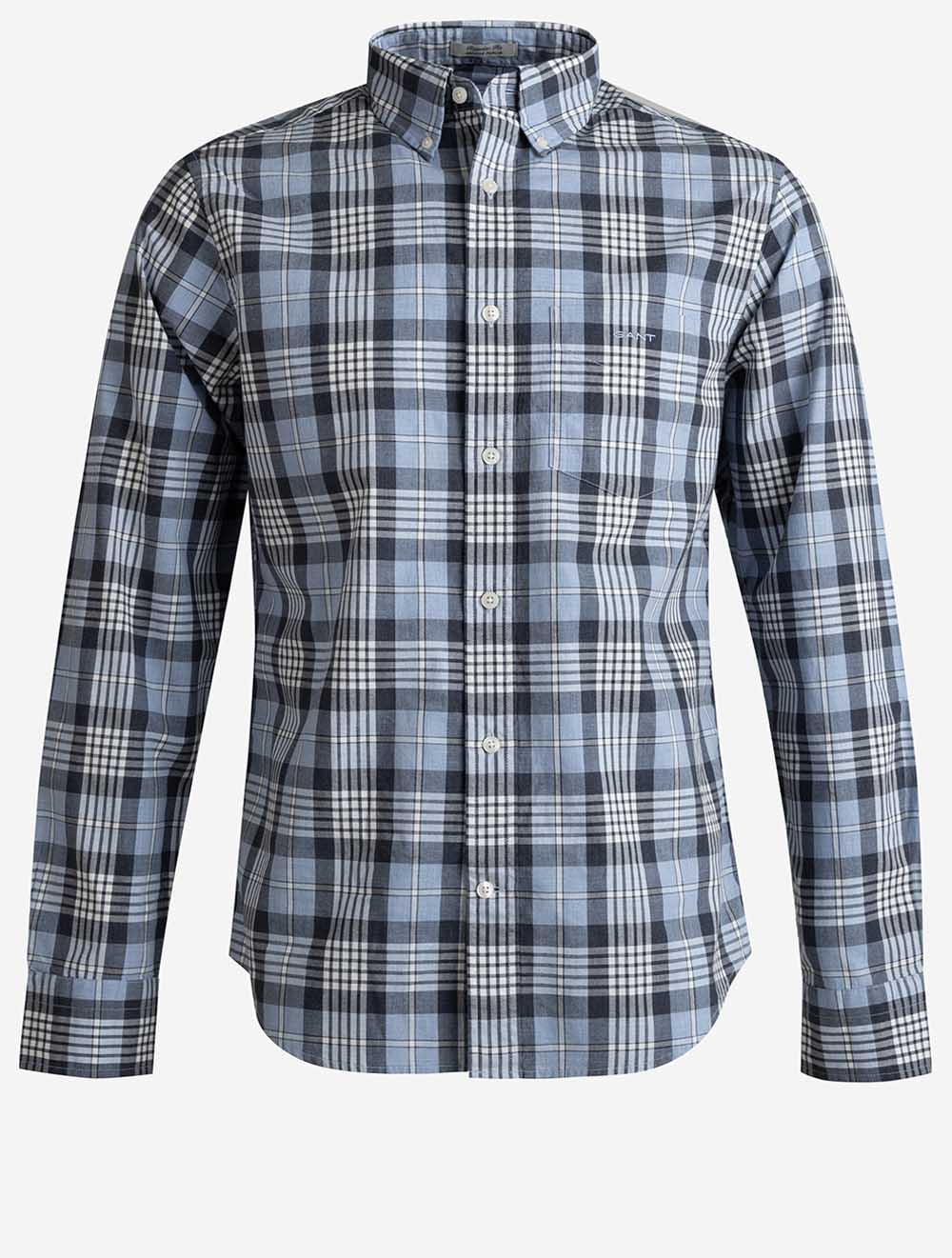 3262006A26 REG POPLIN MELANGE CHECK SHIRT — 1 7S8A9803.jpg