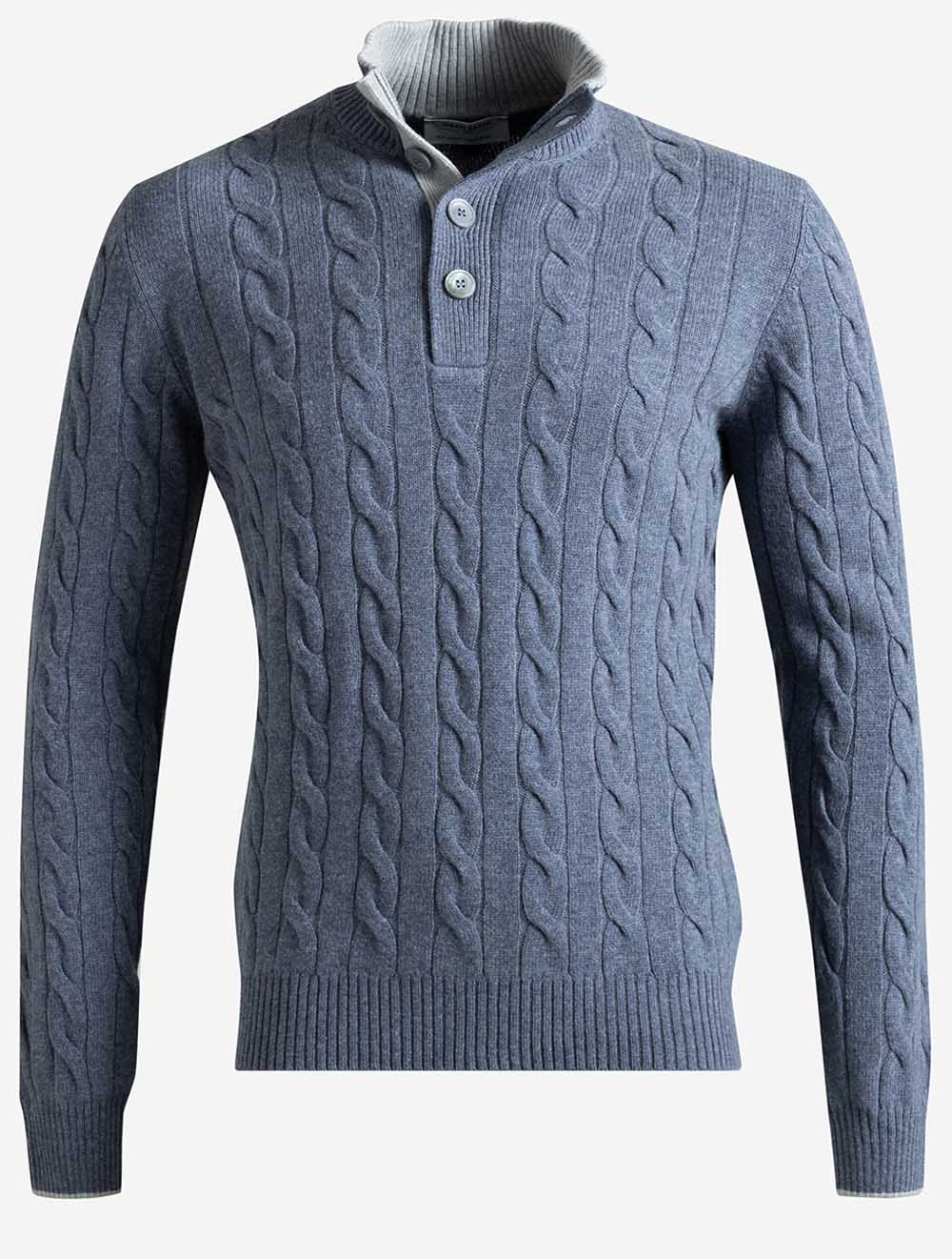 2315119672 BLUE 580 E399 Gran Sasso Cable Knit Knitwear — 7S8A7972.jpg