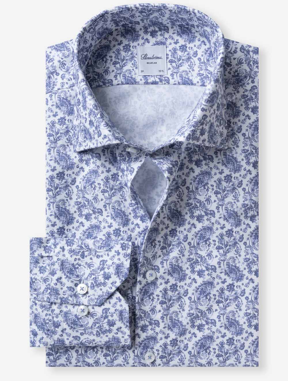 6127719219 BLUE 121 E219 Stenstroms Regular Paisley Shirt — 7S8A7888.jpg