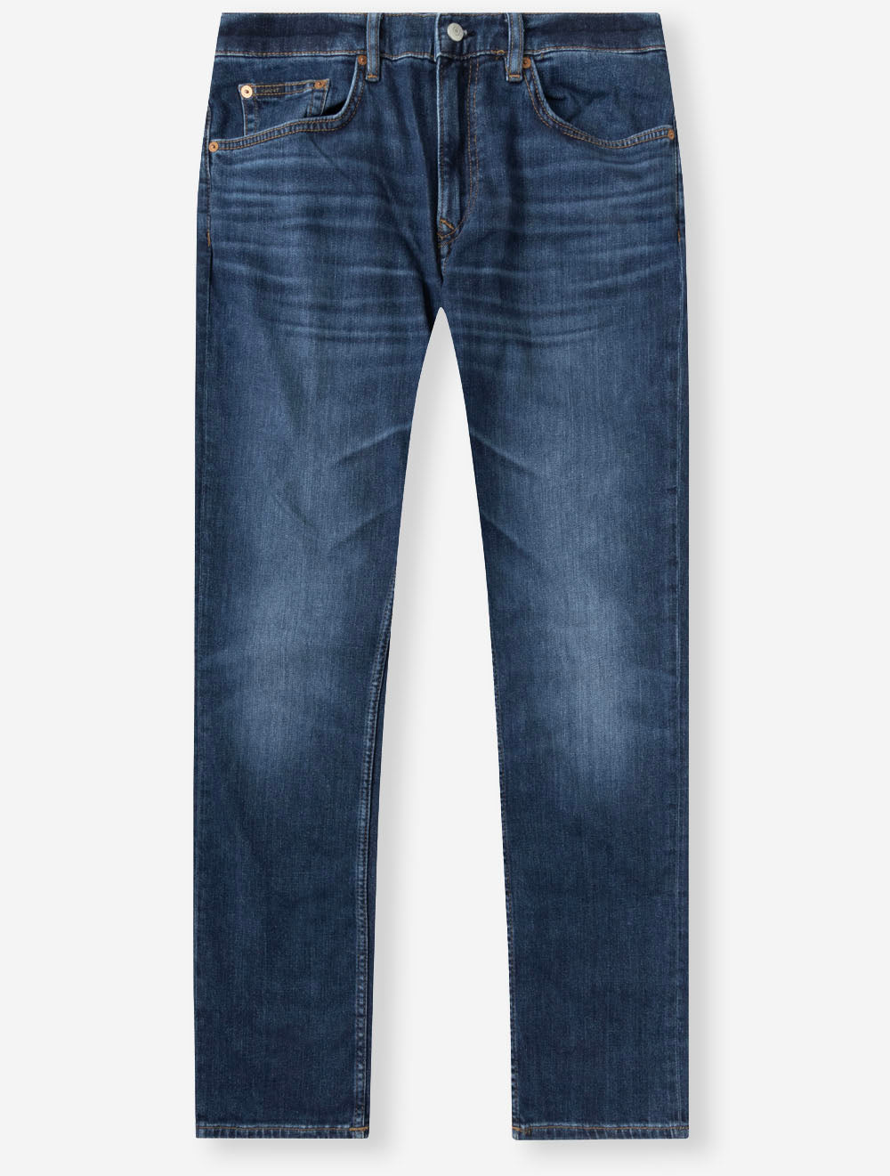 1000011A26 MID BLUE WORN IN 971 E130 CLASSIC REGULAR DENIM JEANS — 1 7S8A5544.jpg