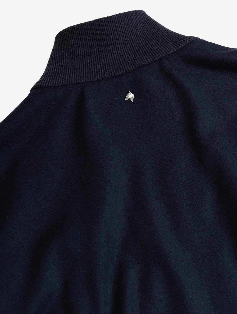 F11MUCX994 NAVY 89 E1049 Montecore Wool Plain Blouson — 7S8A2853.jpg
