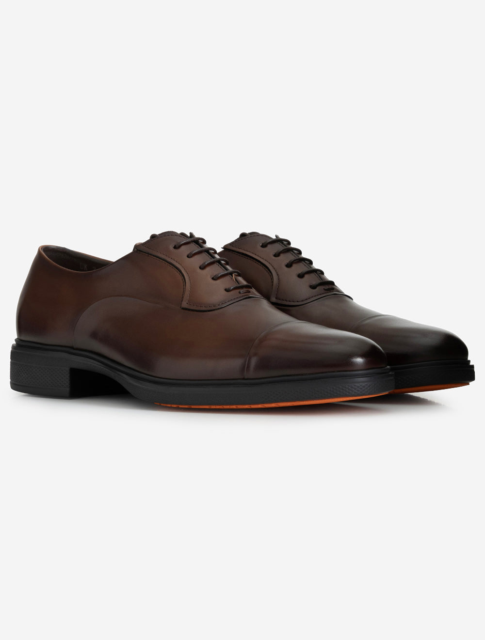 MGEO18957 BROWN T50 E690 SANTONI Easy Lace Up Toe Cap Sh — 7S8A0656.jpg