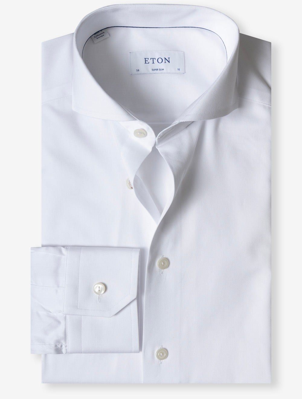 100012350 WHITE 00 E150 ETON Super Slim Cut Away Collar — 7S8A7084.jpg