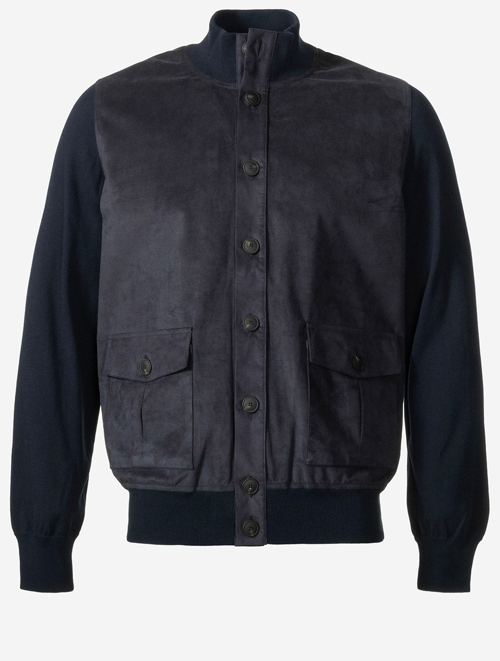 5714918067 NAVY 598 E459 Gran Sasso Button Jacket — 17S8A0089.jpg