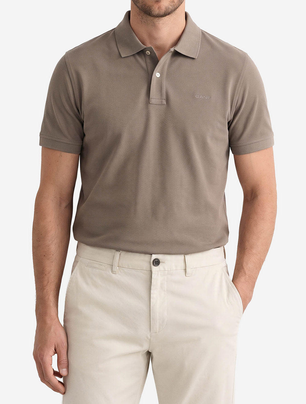 2062026A26 TAUPE 260 E110 CONTRAST POLO SHIRT — 2 fashn-export-1787302986782.jpeg